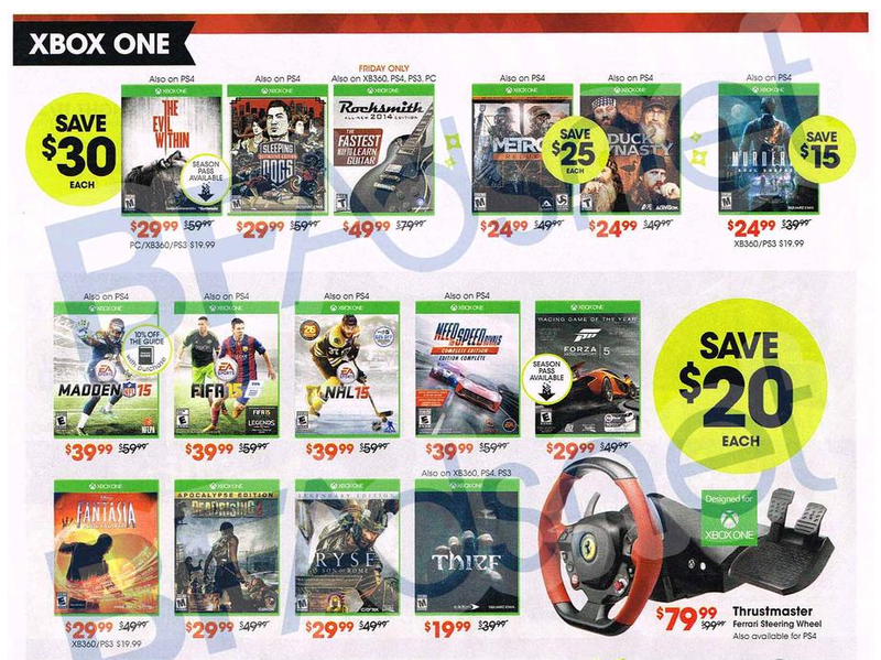 Illustration for article titled GameStop's 2014 Black Friday Deals Have Leaked
